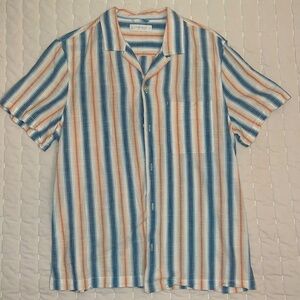 Men’s M Lucky Brand Button-Up SS Shirt